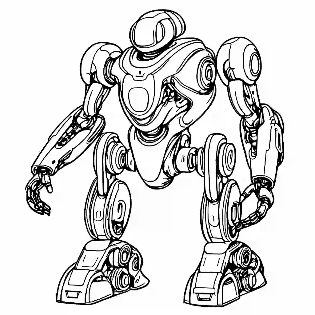 Assistive Robot coloring pages